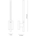 M6701 Torch Wall Lamp 6W LED Sand Black