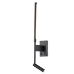 M6703 Torch Wall + Reading Light 6W + 3W LED Sand Black
