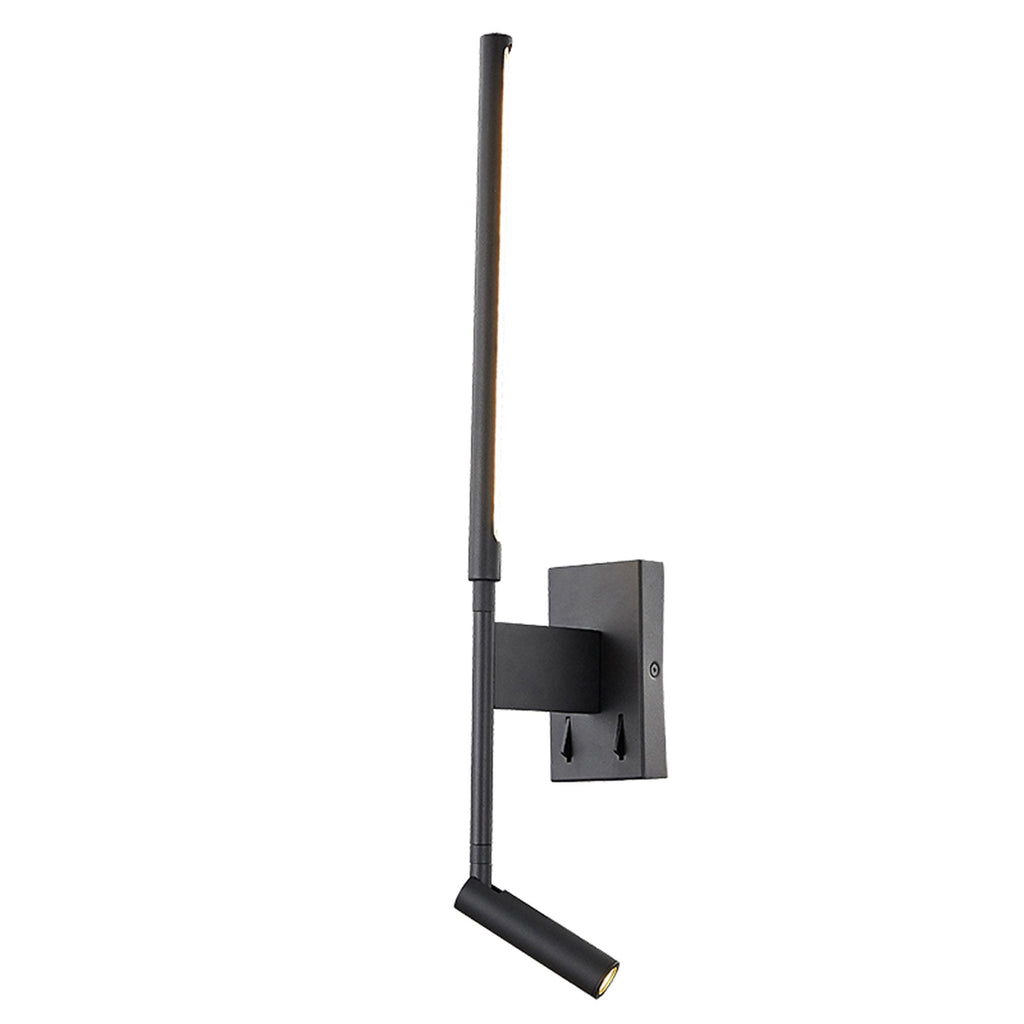 M6703 Torch Wall + Reading Light 6W + 3W LED Sand Black