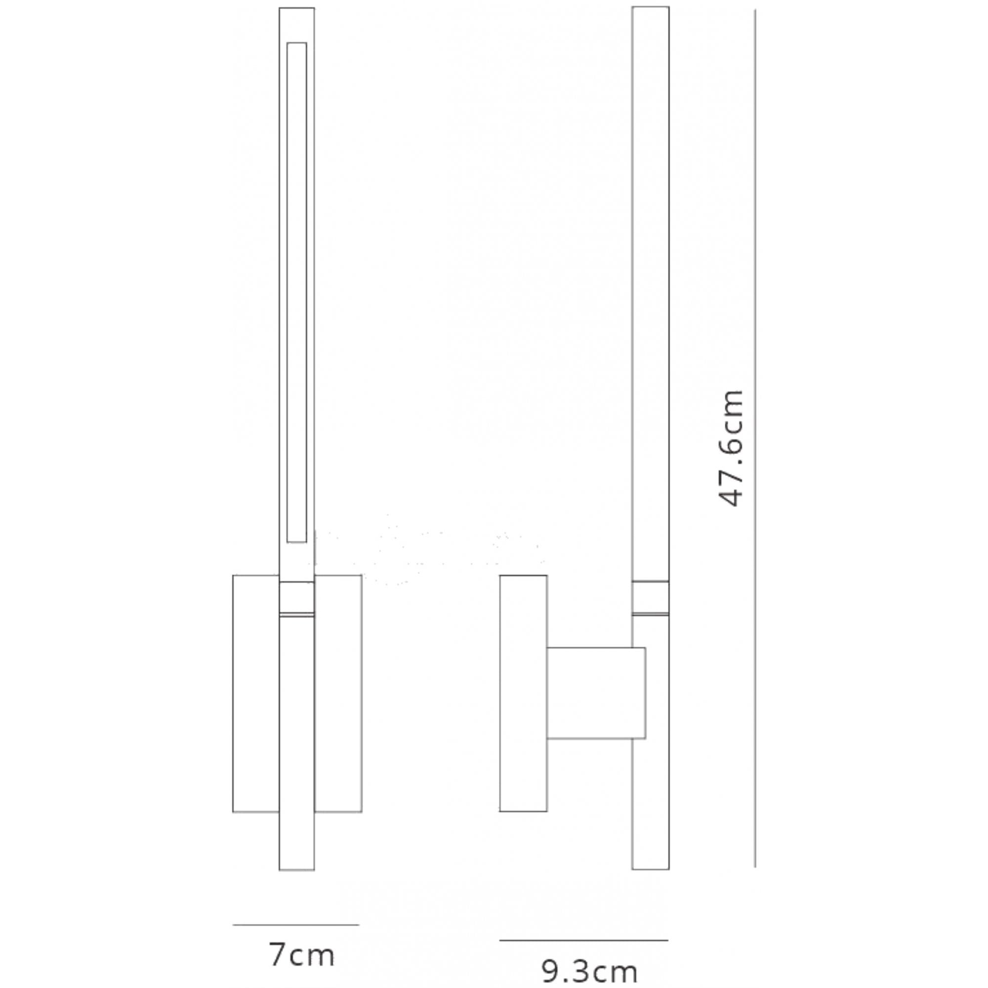 M6700 Torch Wall Lamp 6W LED Sand White