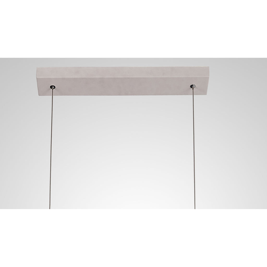 M6825 Torch Linear Pendant 22W LED Sand White