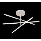 M6827 Torch Semi Flush 36W LED Sand White