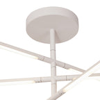 M6827 Torch Semi Flush 36W LED Sand White