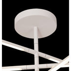 M6827 Torch Semi Flush 36W LED Sand White