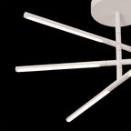 M6827 Torch Semi Flush 36W LED Sand White