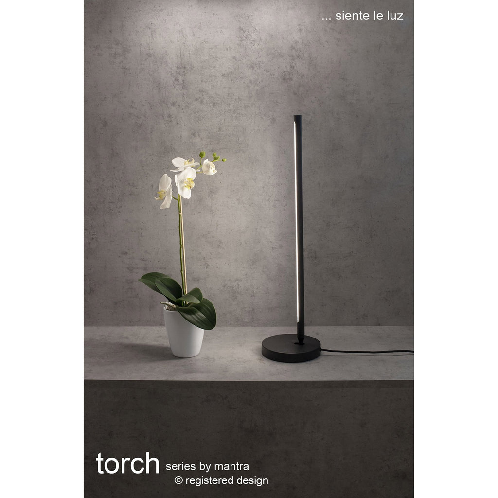 M6738 Torch Adjustable Table Lamp 11W LED Sand Black