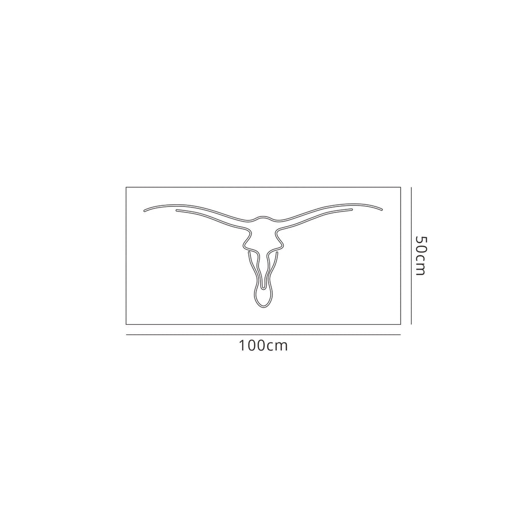 M7266 Trazos Bison Picture Wall Lamp 20W LED Matt Black