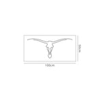 M7266 Trazos Bison Picture Wall Lamp 20W LED Matt Black