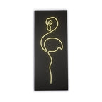 M7265 Trazos Bird Picture Wall Lamp 22W LED Matt Black