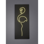 M7265 Trazos Bird Picture Wall Lamp 22W LED Matt Black