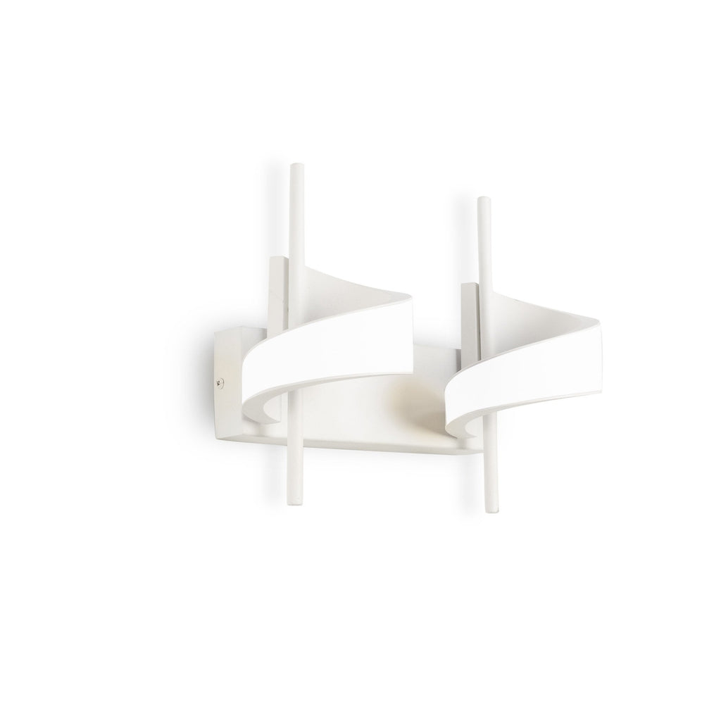M6652 Tsunami 2 Light Spiral Wall Lamp 24W LED Sand White