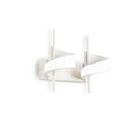 M6652 Tsunami 2 Light Spiral Wall Lamp 24W LED Sand White