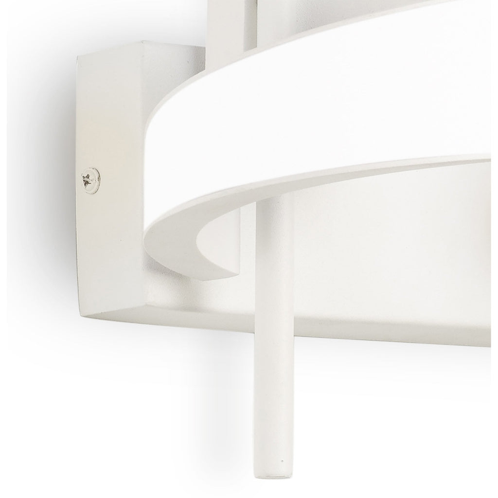 M6652 Tsunami 2 Light Spiral Wall Lamp 24W LED Sand White