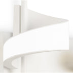 M6652 Tsunami 2 Light Spiral Wall Lamp 24W LED Sand White
