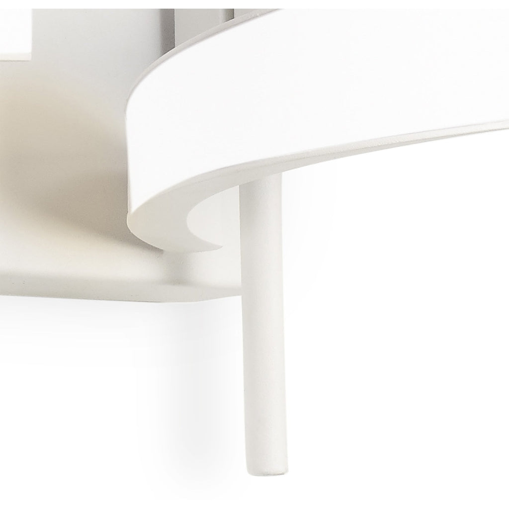 M6652 Tsunami 2 Light Spiral Wall Lamp 24W LED Sand White