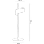 M6655 Tsunami 1 Light Table Lamp 6W LED Sand White