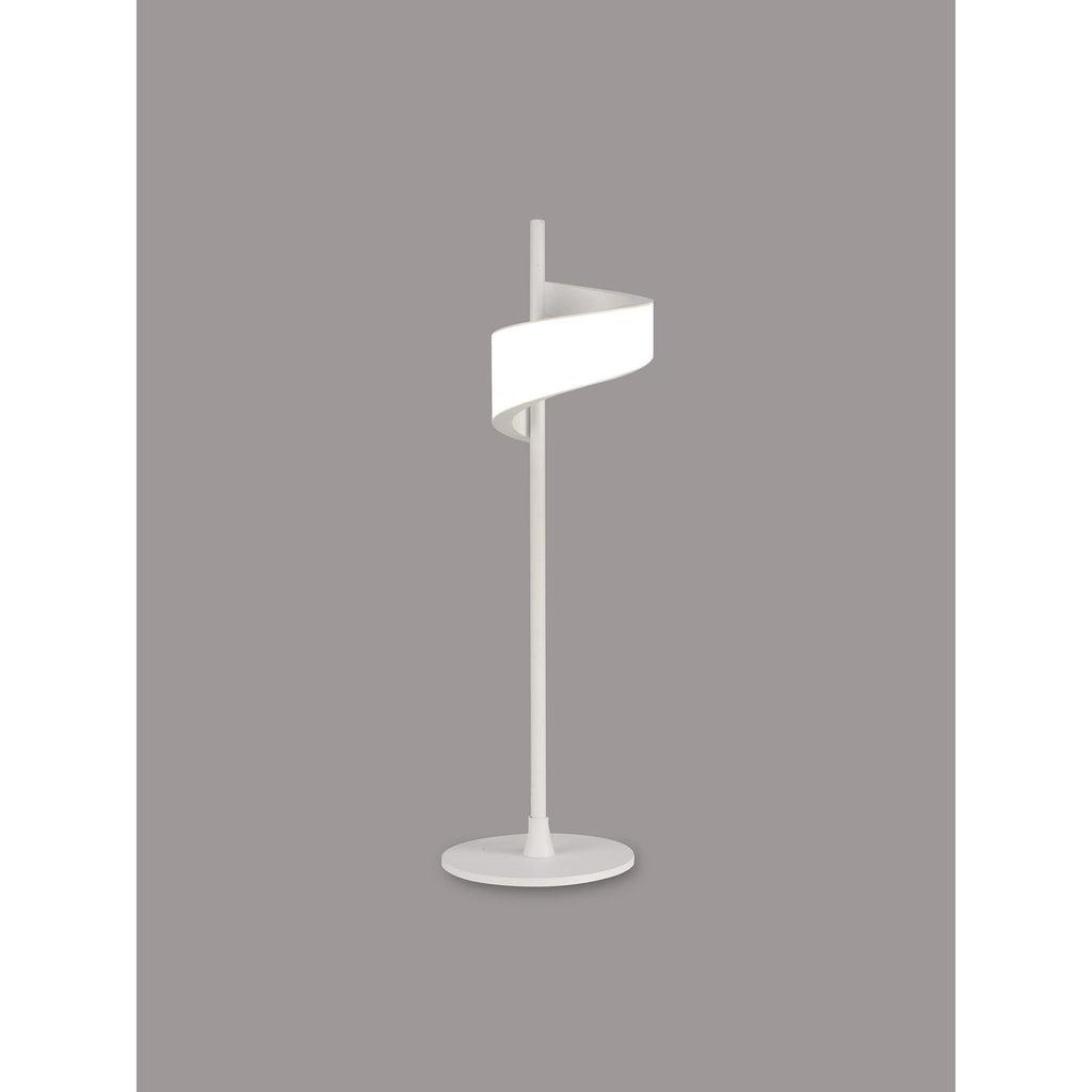 M6655 Tsunami 1 Light Table Lamp 6W LED Sand White