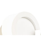 M6654 Tsunami 1 Light Round Wall Lamp 12W LED Sand White