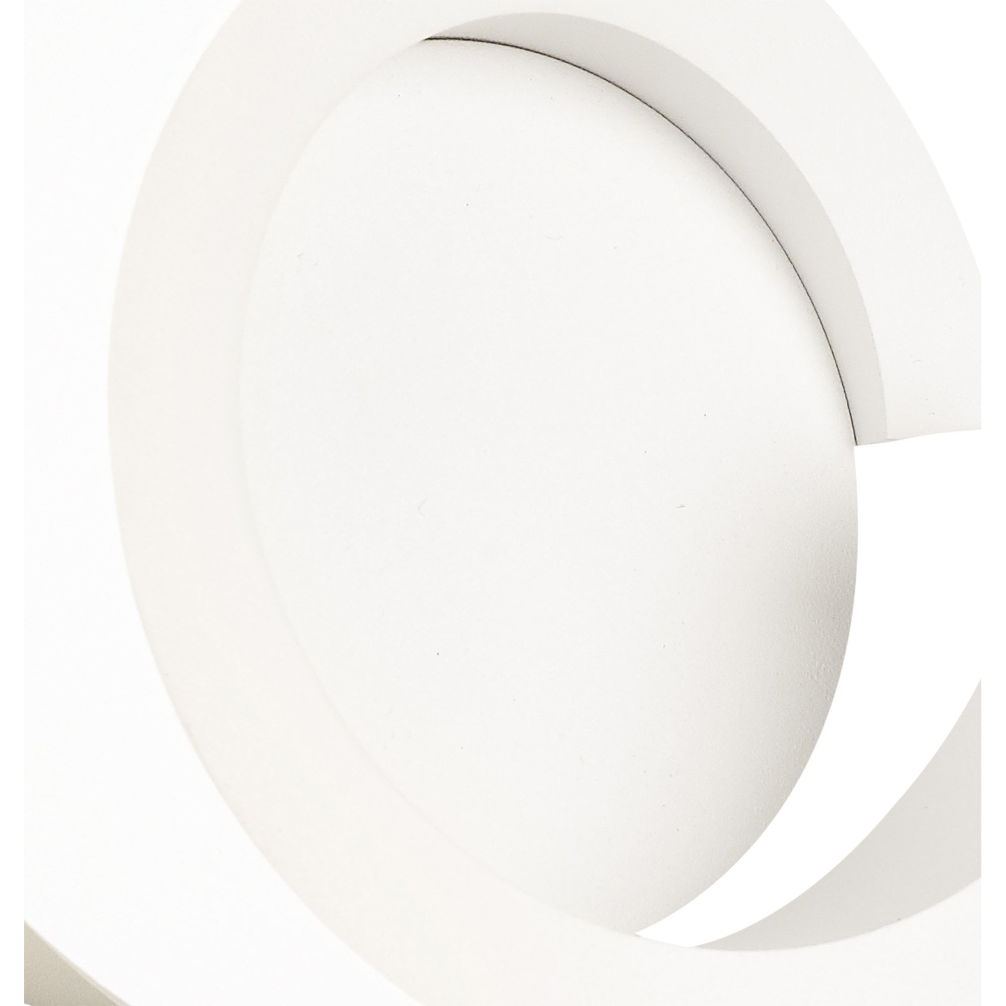 M6654 Tsunami 1 Light Round Wall Lamp 12W LED Sand White