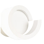 M6654 Tsunami 1 Light Round Wall Lamp 12W LED Sand White