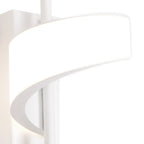 M6653 Tsunami 1 Light Spiral Wall Lamp 12W LED Sand White