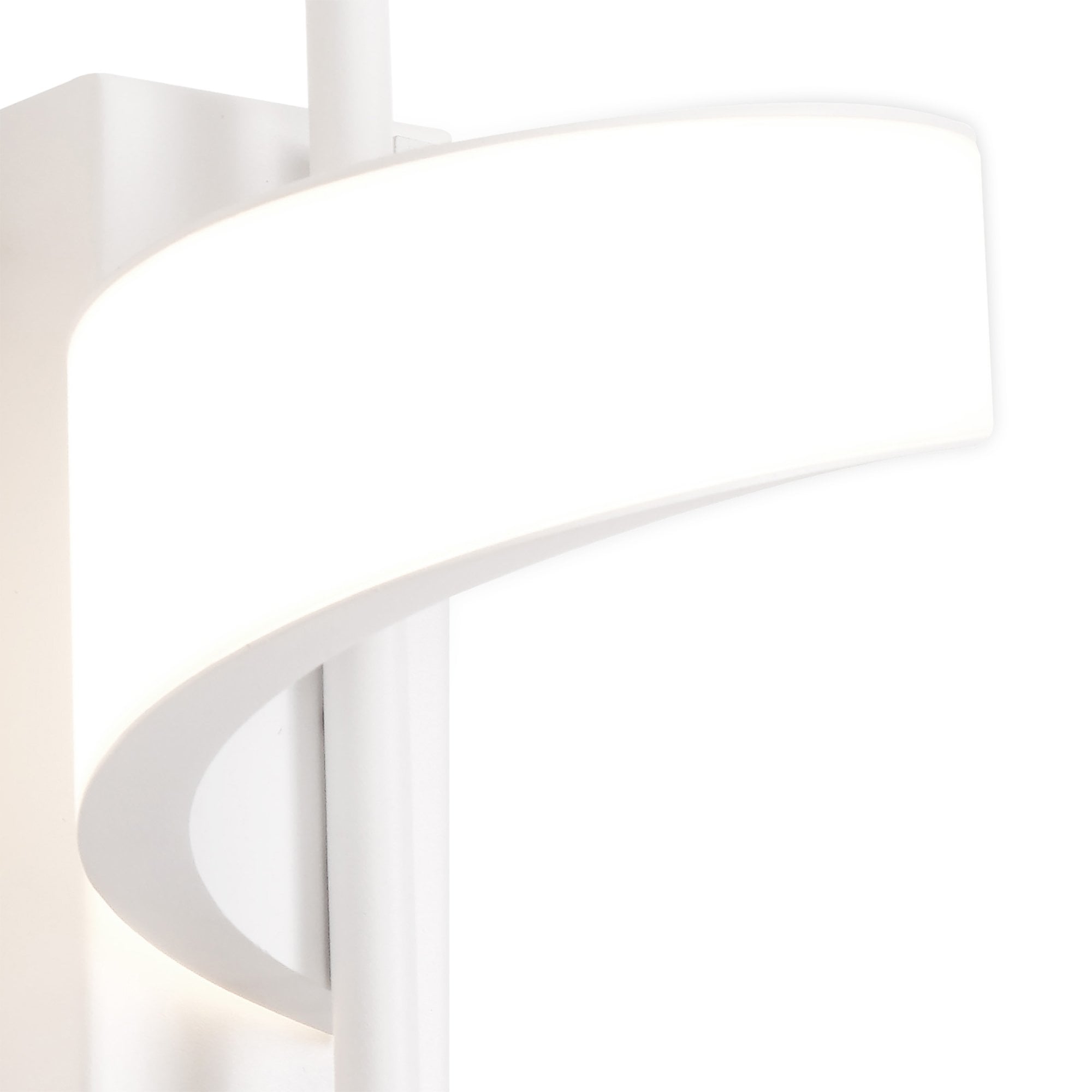 M6653 Tsunami 1 Light Spiral Wall Lamp 12W LED Sand White