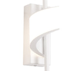 M6653 Tsunami 1 Light Spiral Wall Lamp 12W LED Sand White