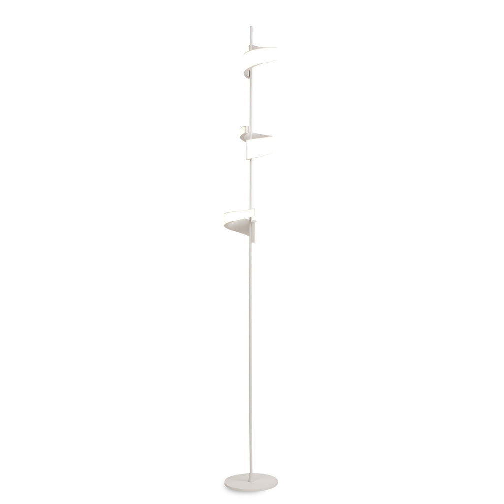 M6657 Tsunami 3 Light Floor Lamp 36W LED Sand White