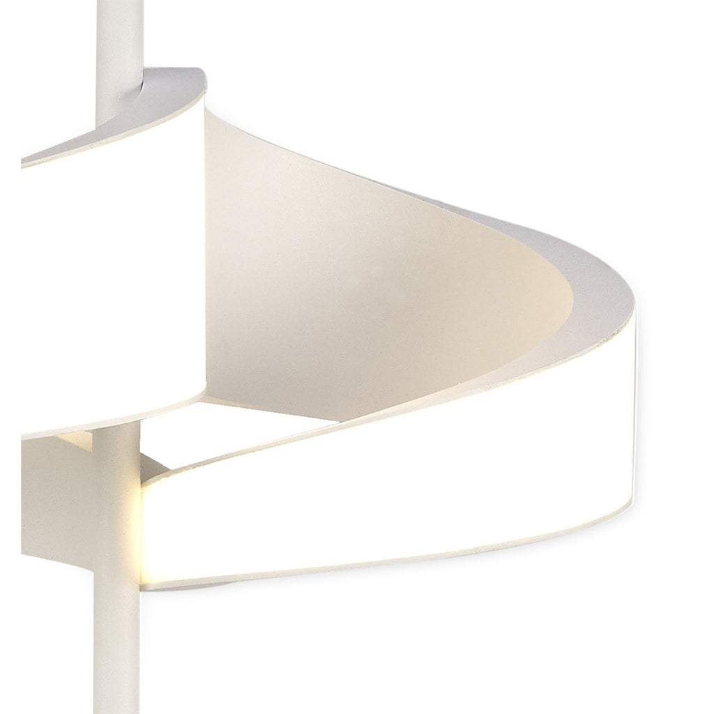 M6656 Tsunami 2 Light Table Lamp 12W LED Sand White