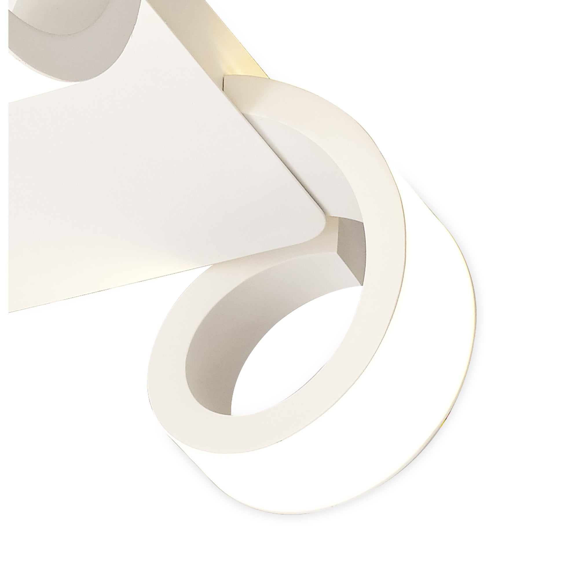 M6651 Tsunami 4 Light Square Ceiling 48W LED Sand White