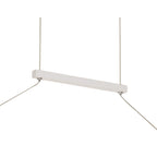 M6650 Tsunami 4 Light Linear Pendant 48W LED Sand White