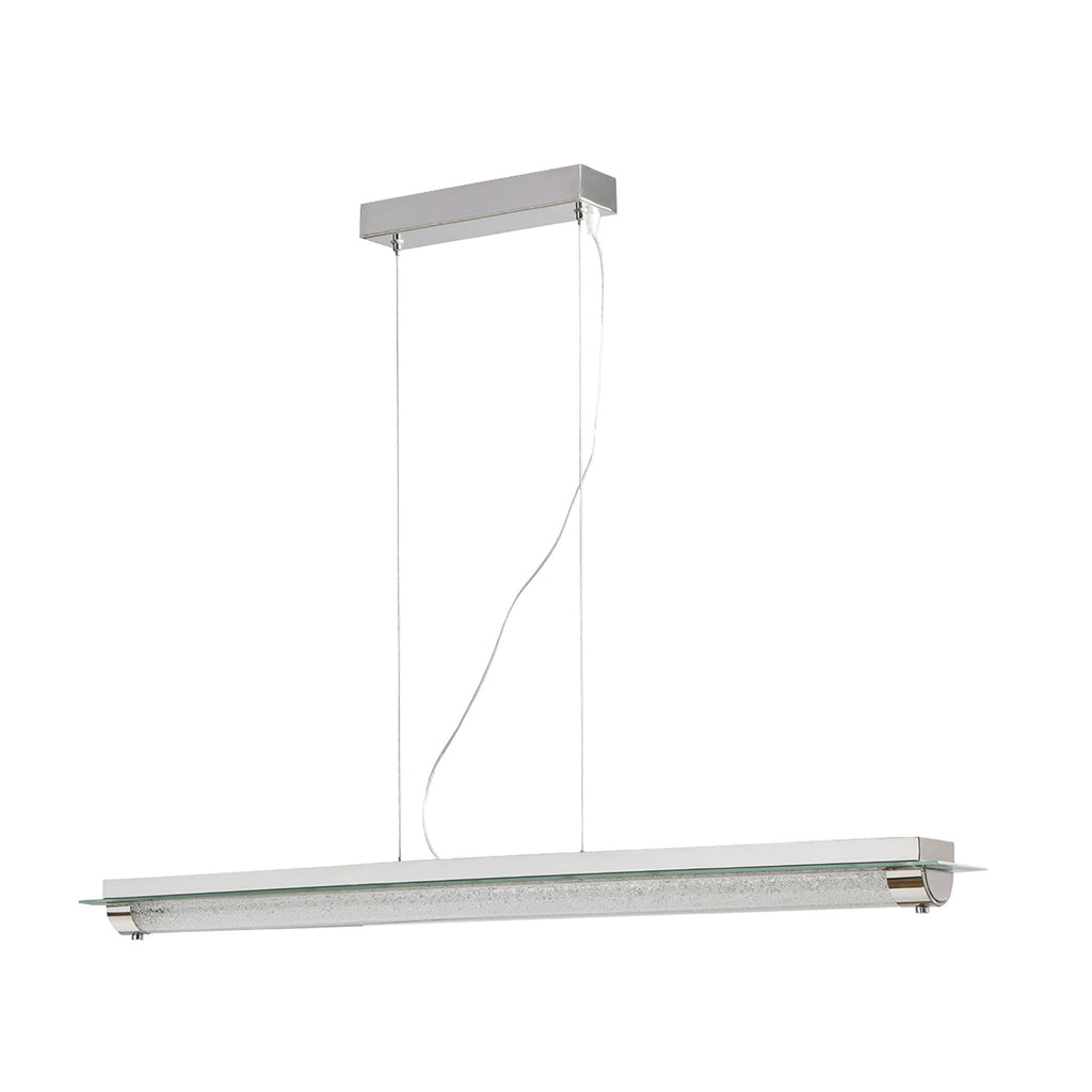 M5531 Tube Pendant 26W LED Polished Chrome/ Sand Diamond