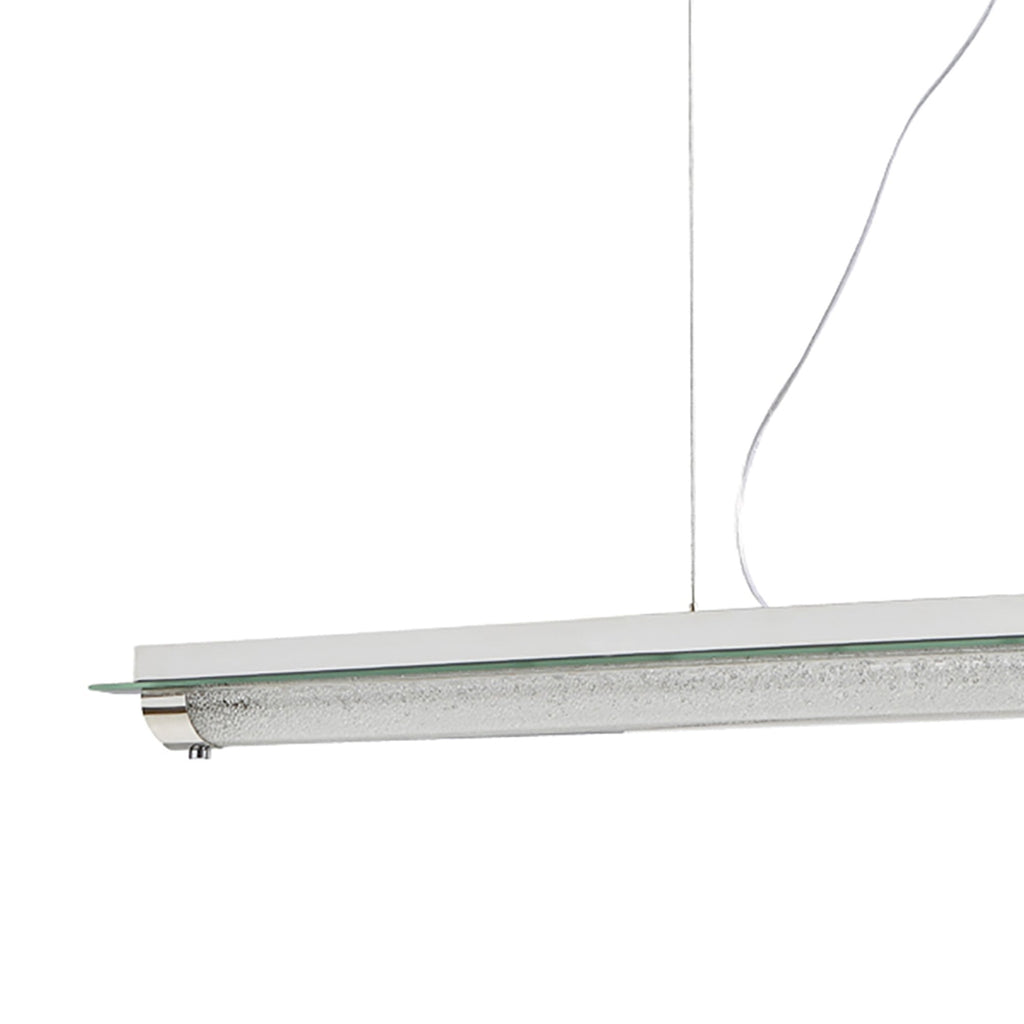 M5531 Tube Pendant 26W LED Polished Chrome/ Sand Diamond