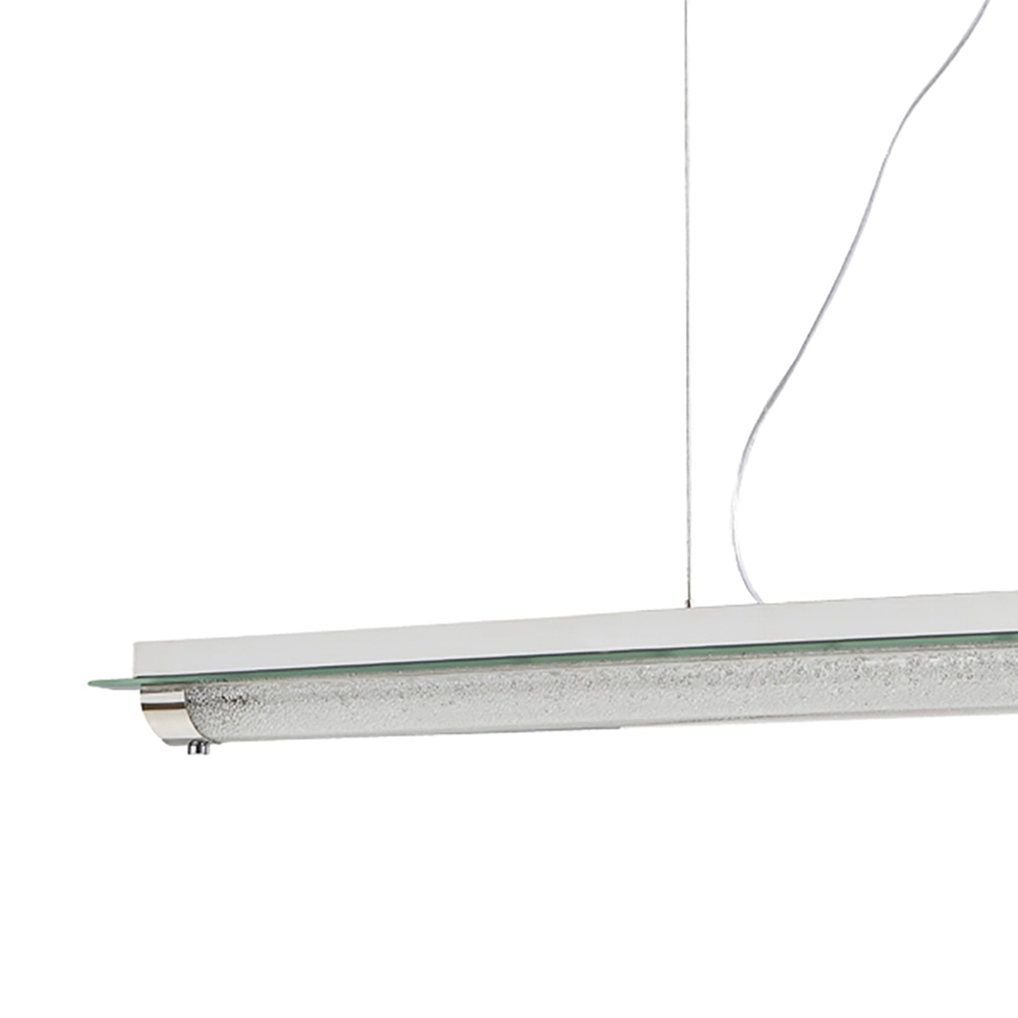 M5531 Tube Pendant 26W LED Polished Chrome/ Sand Diamond