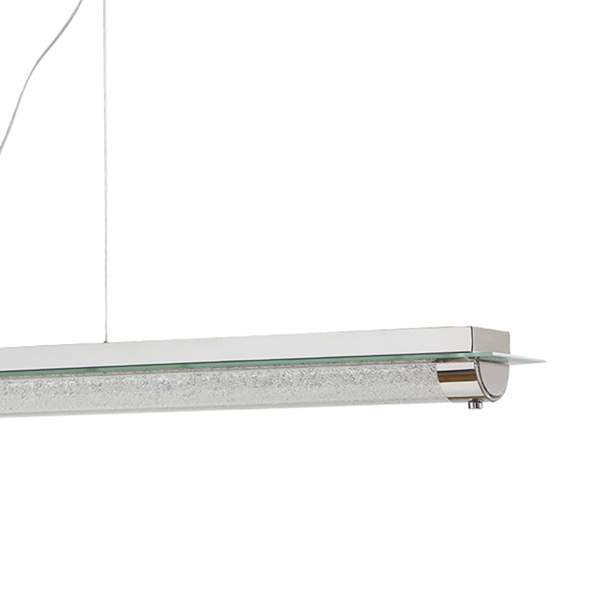M5531 Tube Pendant 26W LED Polished Chrome/ Sand Diamond