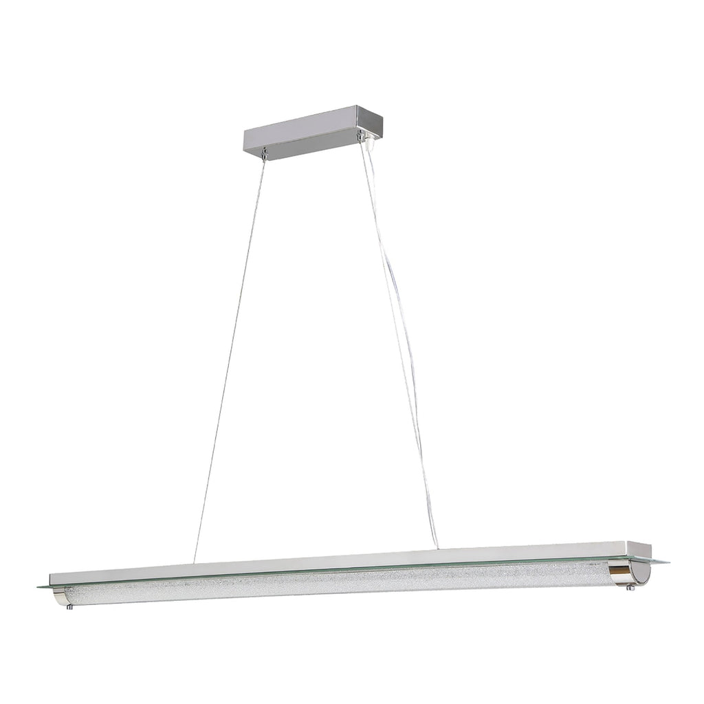 M5530 Tube Pendant 36W LED Polished Chrome/Mirror / Sand Diamond