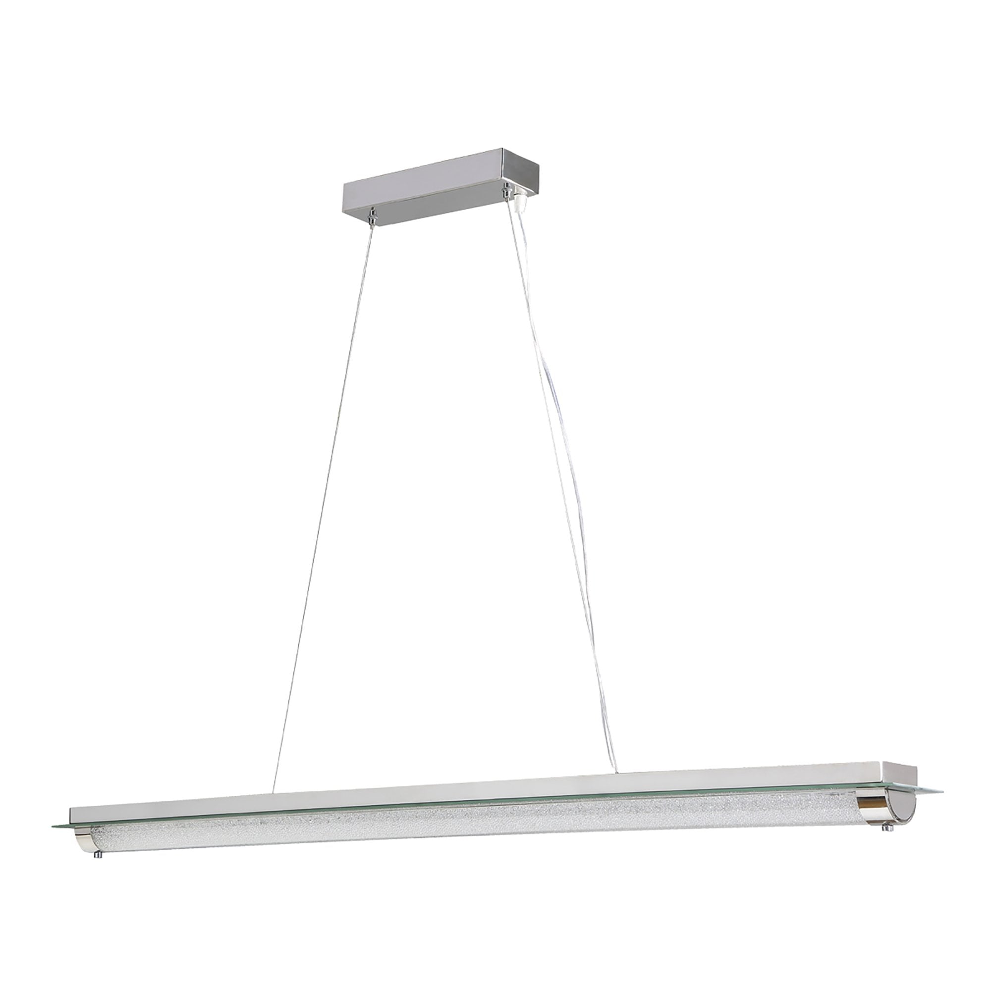 M5530 Tube Pendant 36W LED Polished Chrome/Mirror / Sand Diamond
