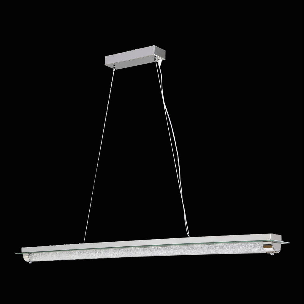 M5530 Tube Pendant 36W LED Polished Chrome/Mirror / Sand Diamond