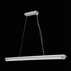 M5530 Tube Pendant 36W LED Polished Chrome/Mirror / Sand Diamond