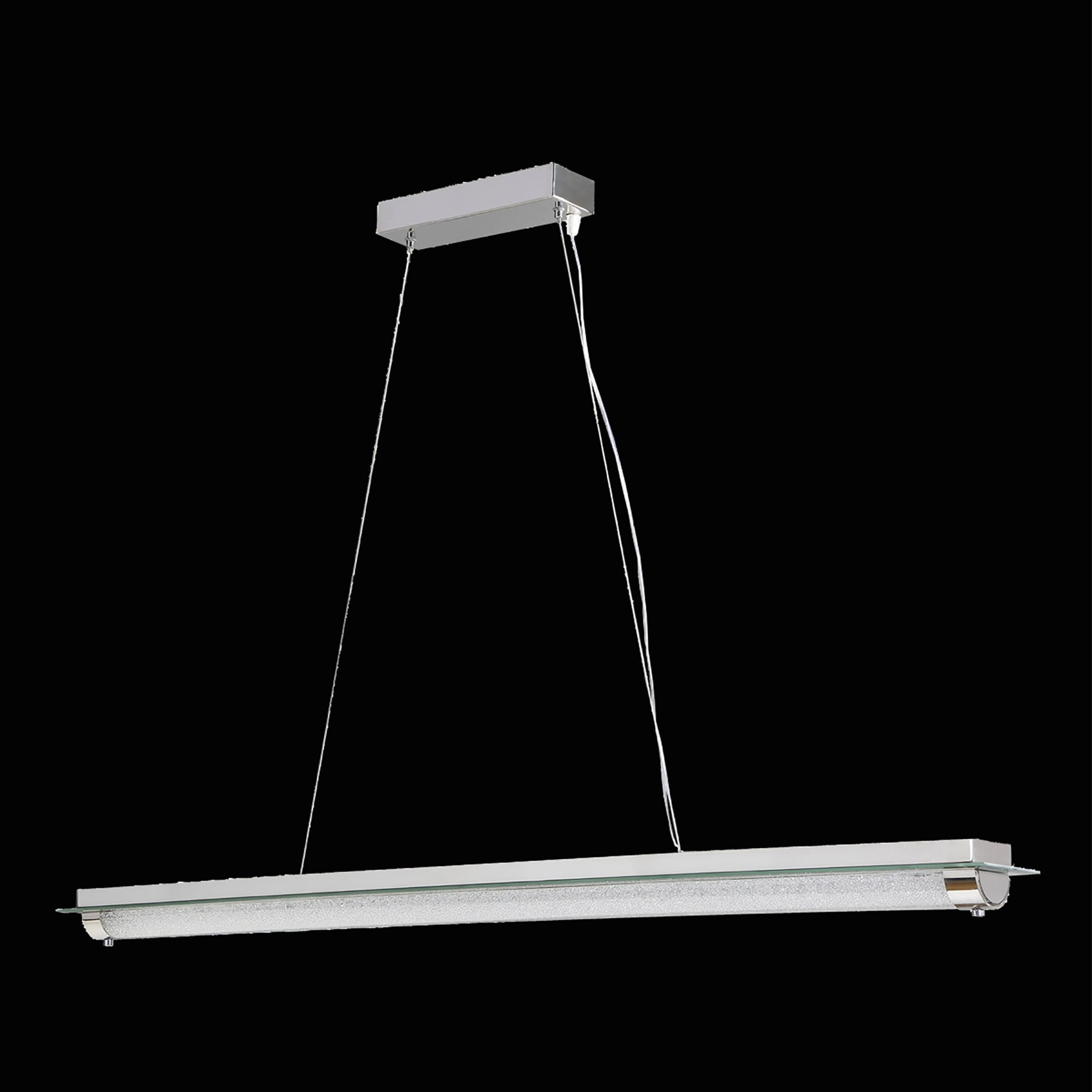 M5530 Tube Pendant 36W LED Polished Chrome/Mirror / Sand Diamond