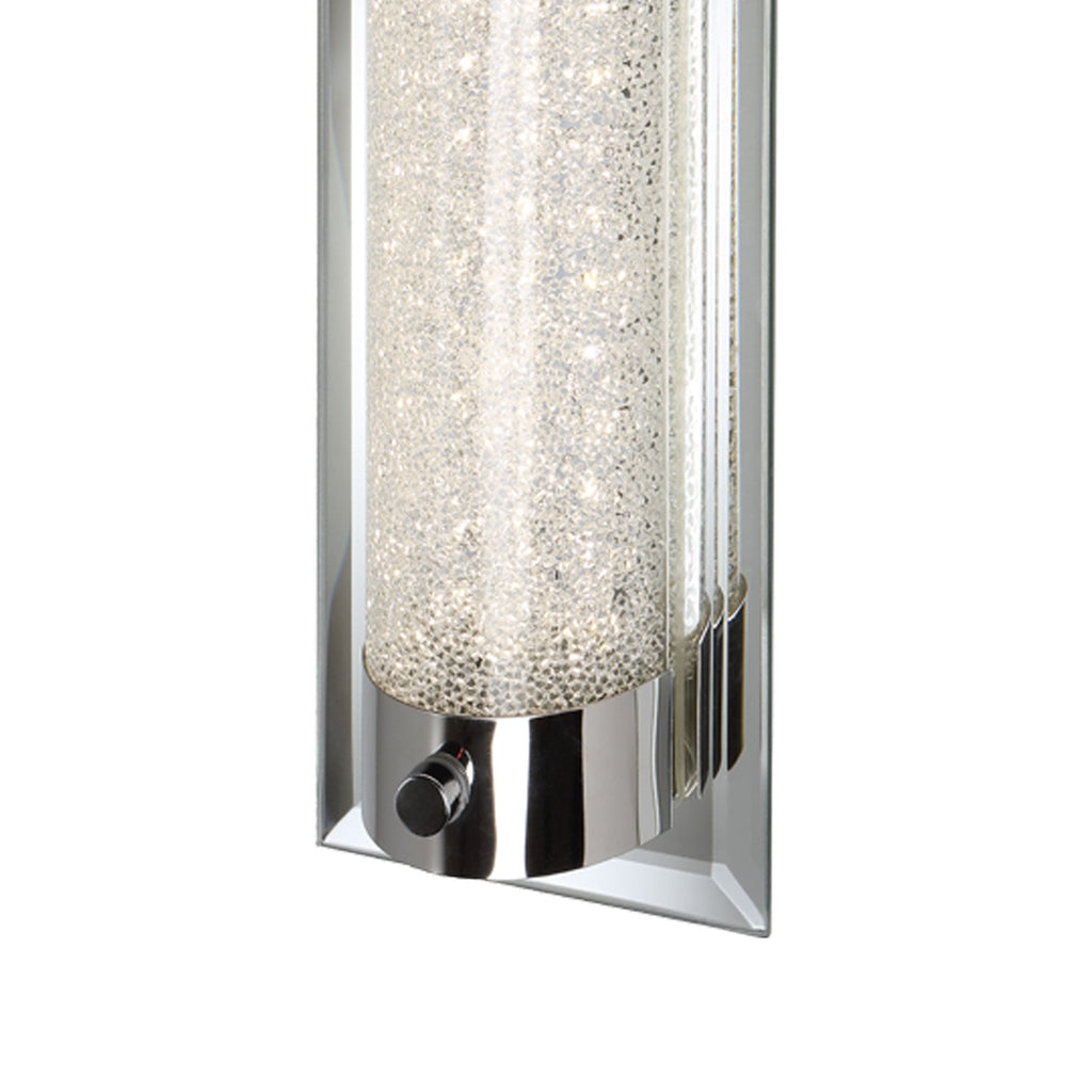 M5534 Tube Flush 8W LED Polished Chrome/ Sand Diamond