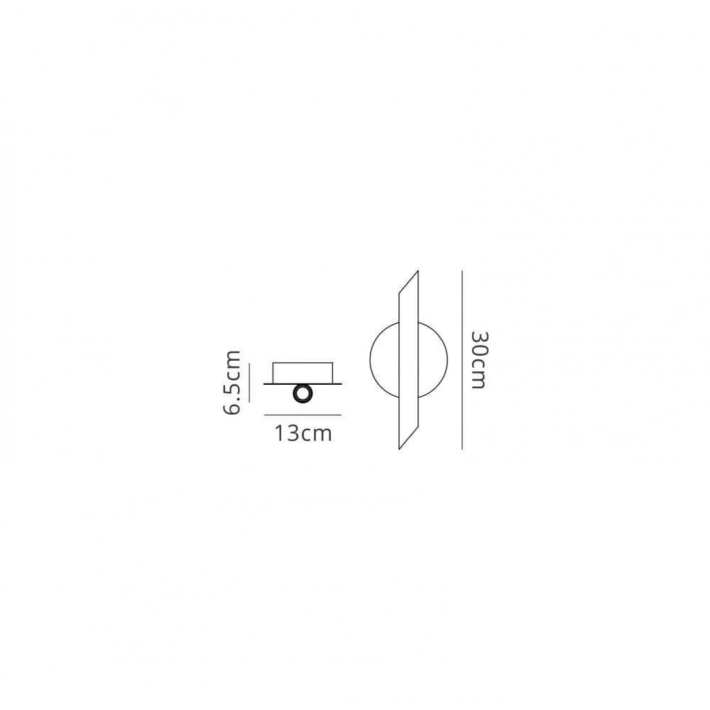 M5784 Take Blanco Wall Lamp 12W LED White