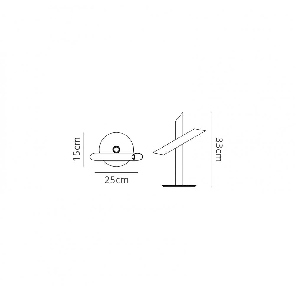 M5777 Take Bronze Table Lamp 9W LED Bronze