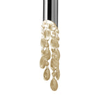 M3858/CS Tiffany Pendant 3+1 Light E27+G9 Polished Chrome Cream Shade & Clear Crystal