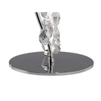 M3868/SBS Tiffany Table Lamp 1+1 Light E14+G9 Polished Chrome Soft Bronze Shade & Clear Crystal