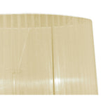 M3869/CS Tiffany Floor Lamp 3+3 Light E27+G9 Polished Chrome Cream Shade & Clear Crystal