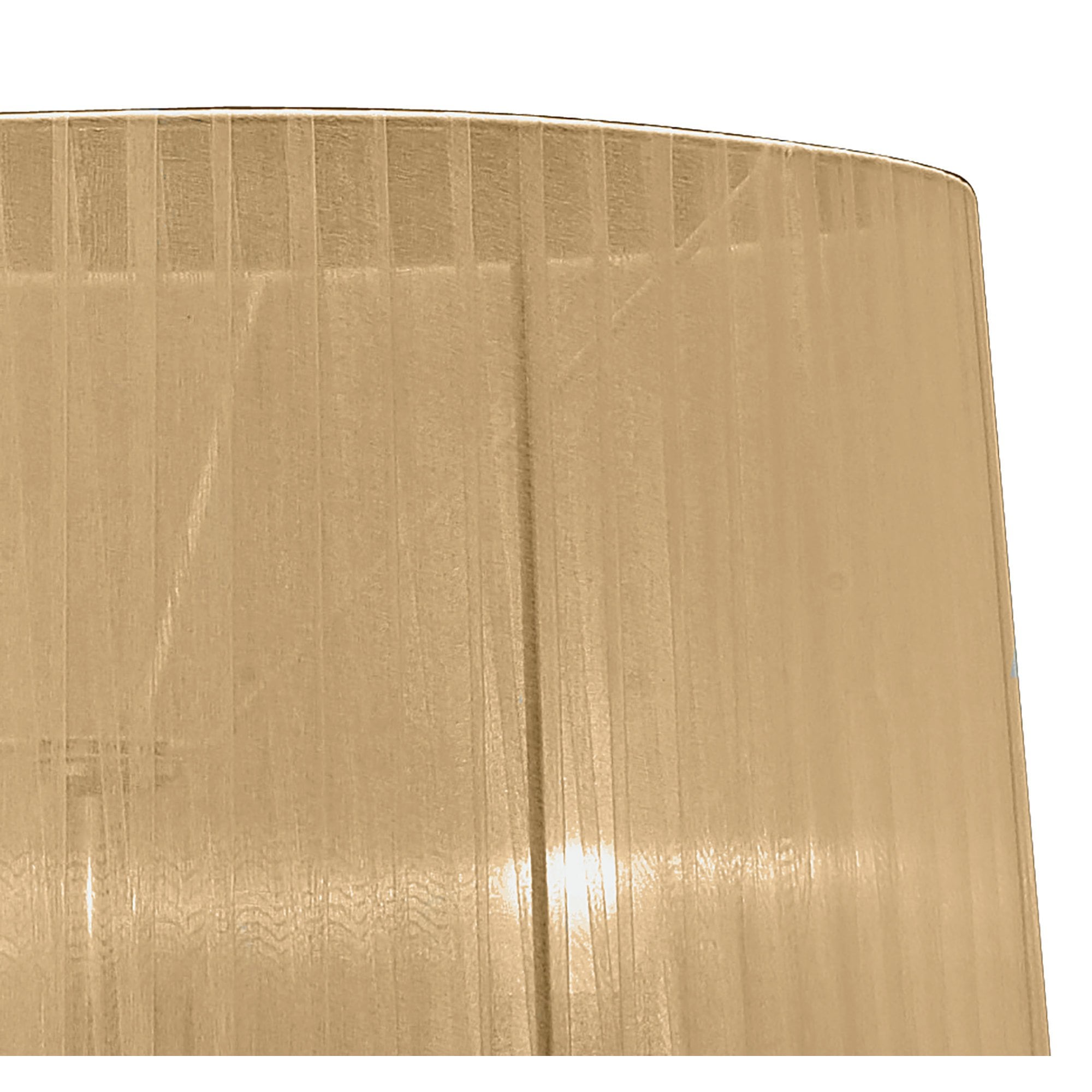 M3869/SBS Tiffany Floor Lamp 3+3 Light E27+G9 Polished Chrome Soft Bronze Shade & Clear Crystal
