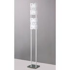 M1250 Tokio Floor Lamp 4 Light G9 Gloss White/Polished Chrome