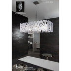 M1250 Tokio Floor Lamp 4 Light G9 Gloss White/Polished Chrome
