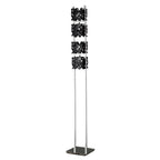 M1270 Tokio Floor Lamp 4 Light G9 Gloss Black/Polished Chrome